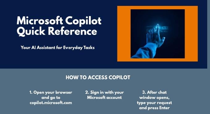 Header of the Microsoft Copilot Quick Reference Guide